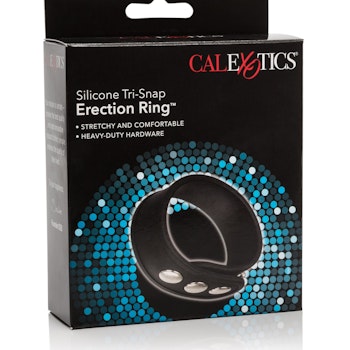 CalExotics - Silicone 3-Snap Erection Ring