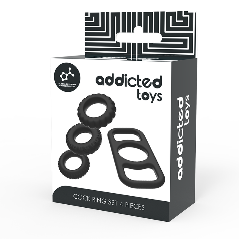 Addicted Toys - Cock ring set 4 pieces