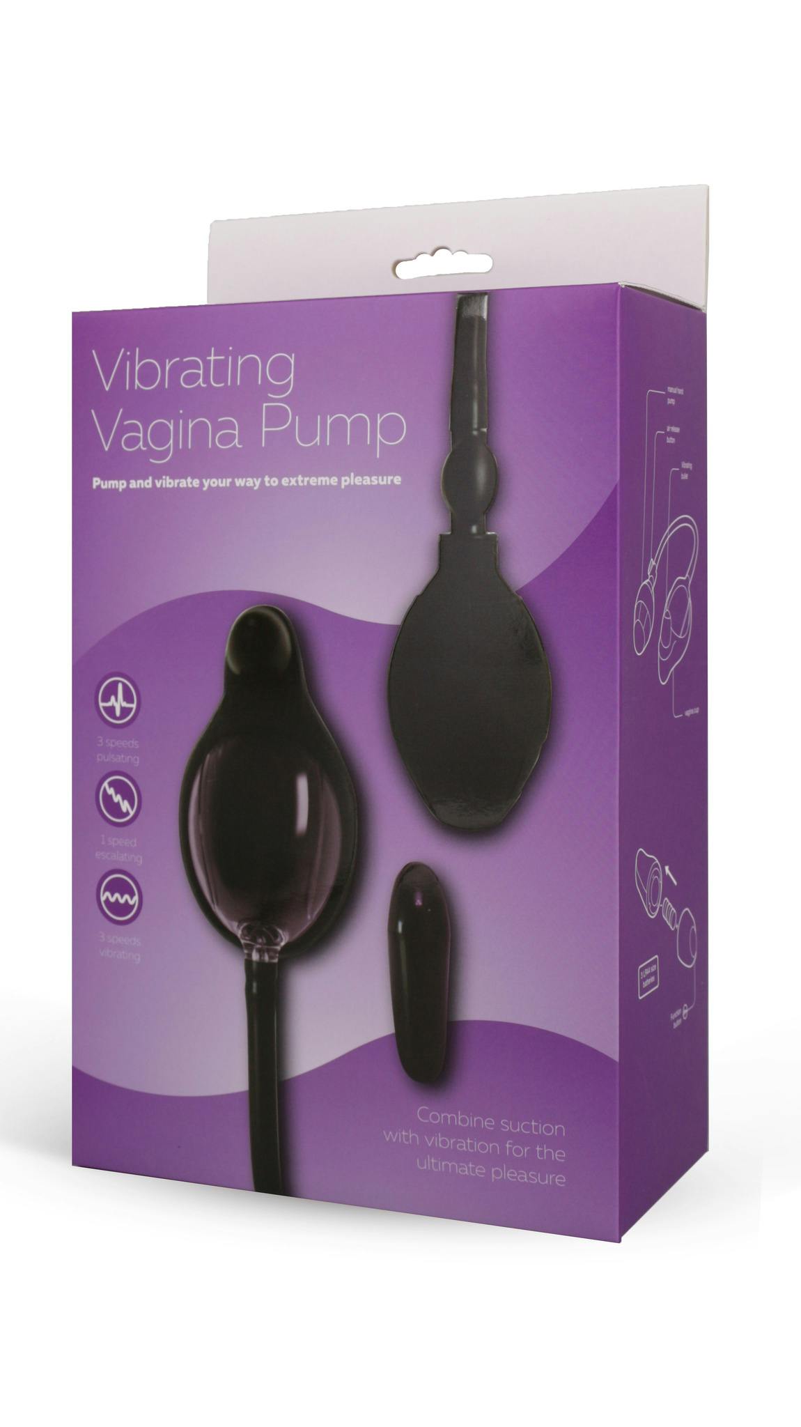 Vibrating vagina pump