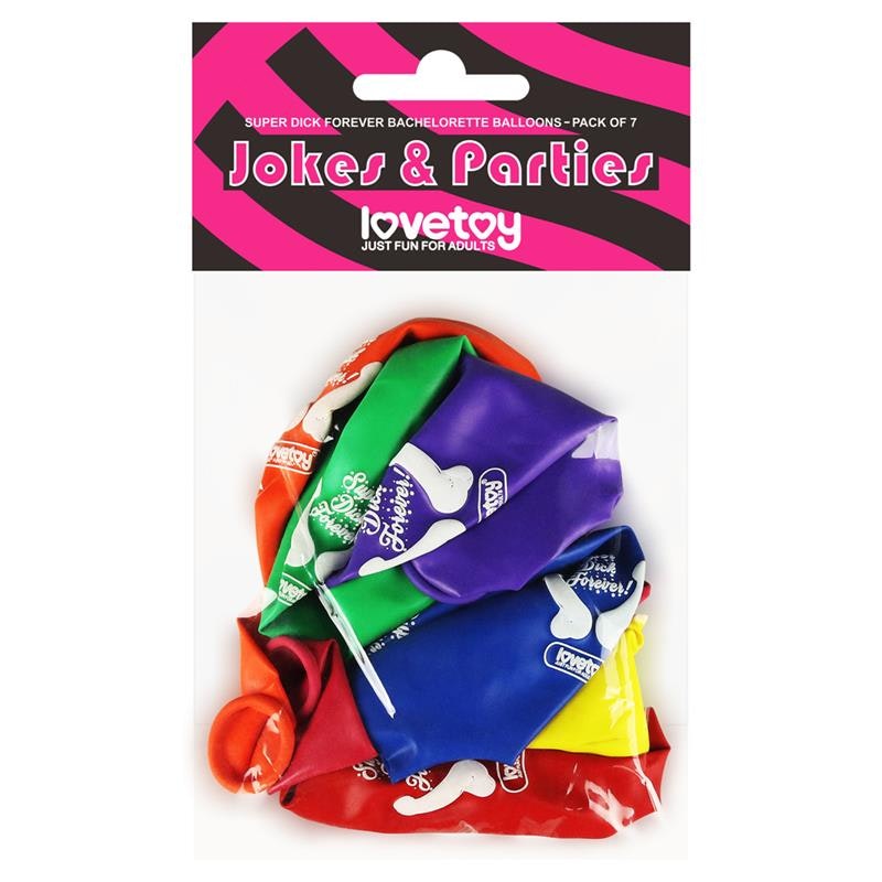 Party balloons, 7-pack