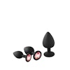 Fantasstic - Anal training kit with stone, Red