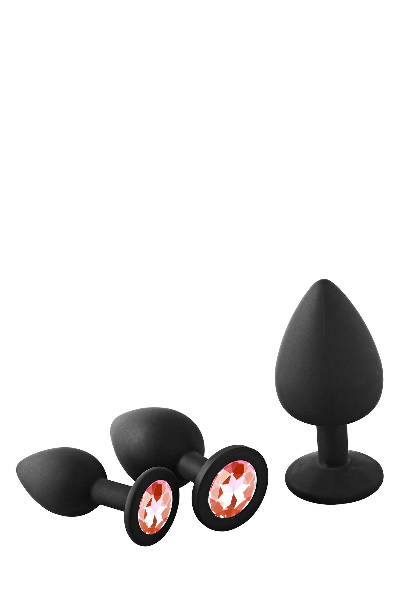 Fantasstic - Anal training kit with stone, Red