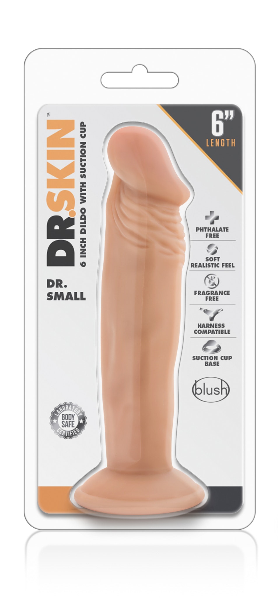 Dr. Skin - Dr. Small, 6 inch dildo, Vanilla