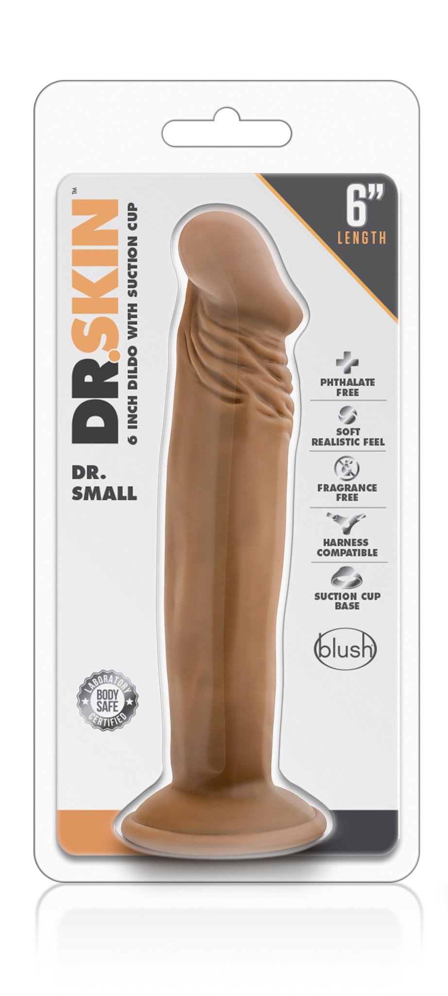 Dr. Skin - Dr. Small, 6 inch dildo, Mocha