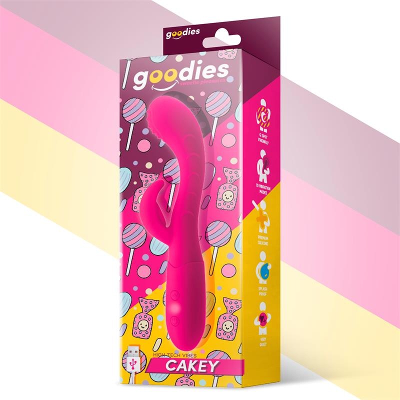 Goodies - Cakey, G-Spot and Rabbit Vibe, Fuchsia