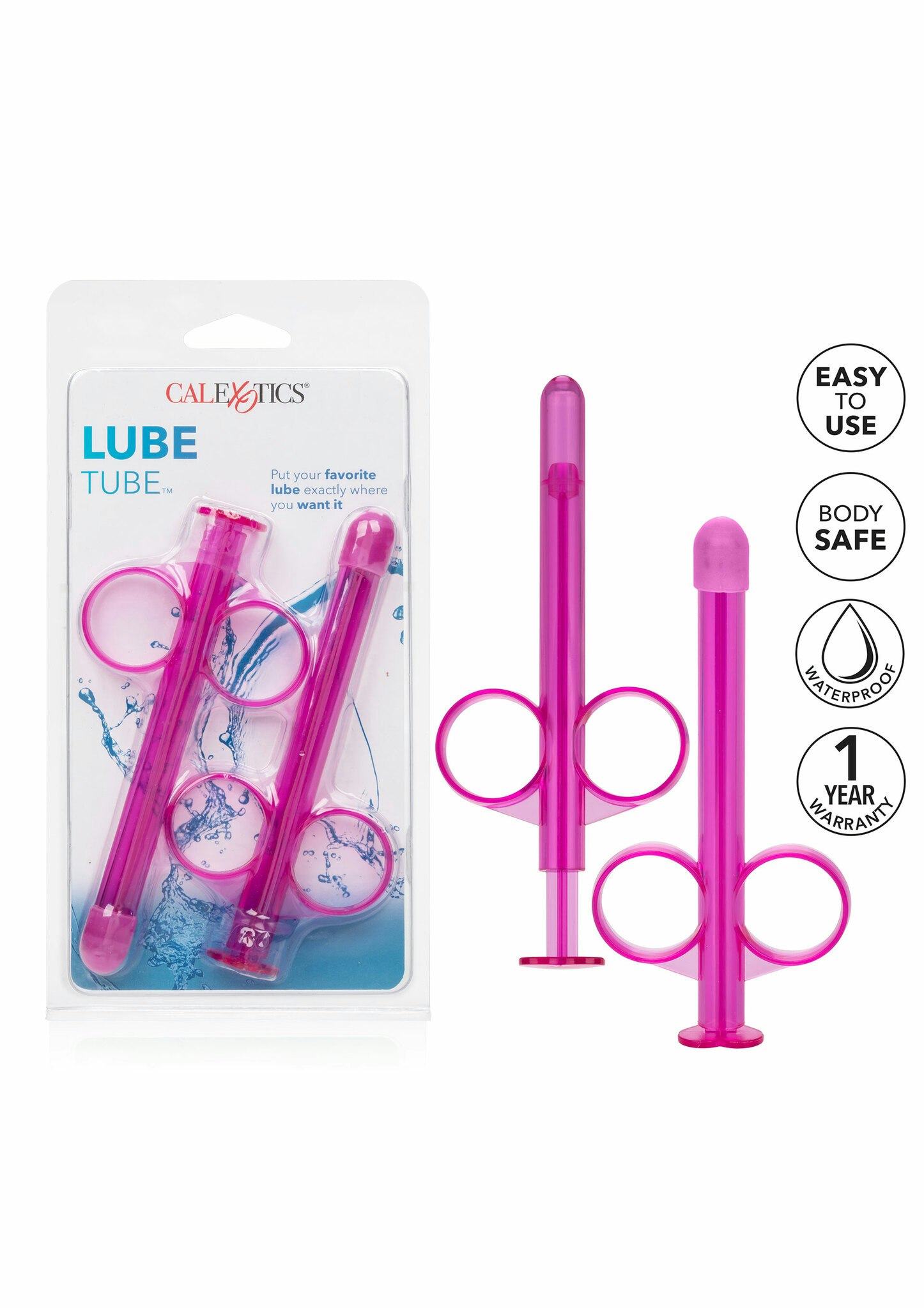 Lube Tube 2 Pcs, Pink