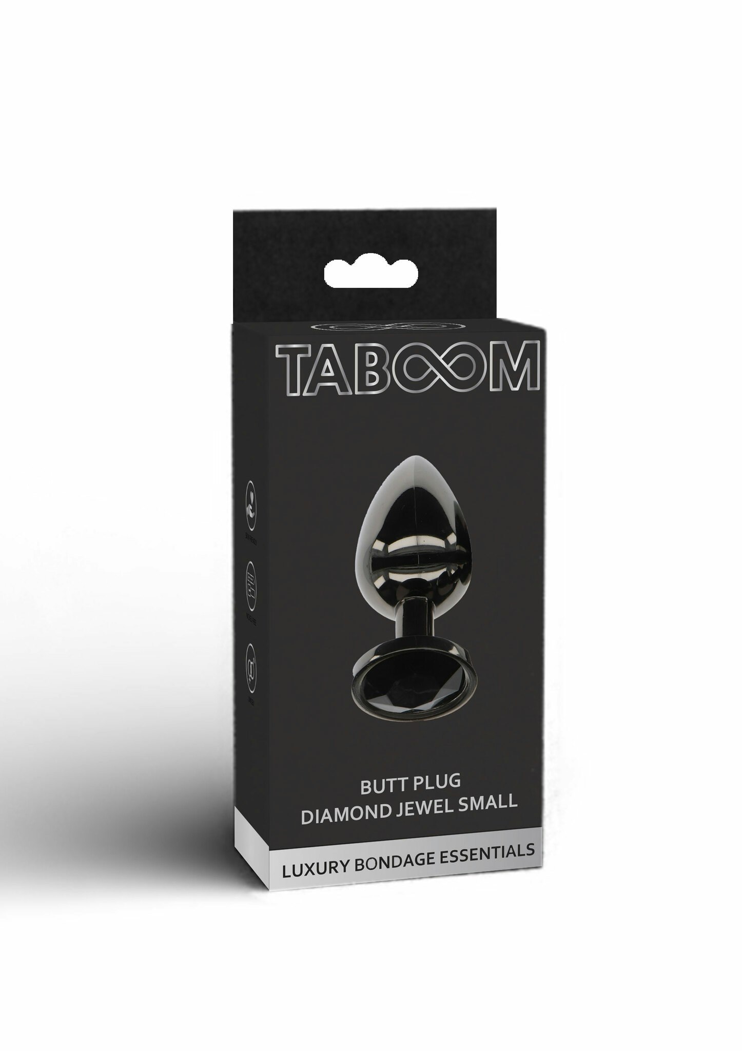 TABOOM - Butt Plug With Diamond Jewel, Small