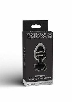 TABOOM - Butt Plug With Diamond Jewel, Medium