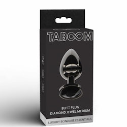 TABOOM - Butt Plug With Diamond Jewel, Medium