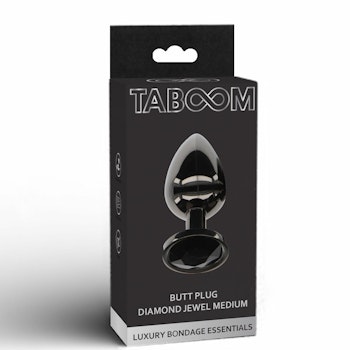 TABOOM - Butt Plug With Diamond Jewel, Medium