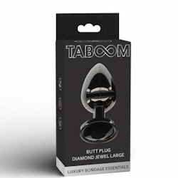 TABOOM - Butt Plug With Diamond Jewel, Large