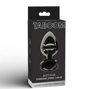 TABOOM - Butt Plug With Diamond Jewel, Large