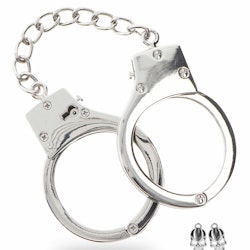 TABOOM - Silver Plated BDSM Handcuffs