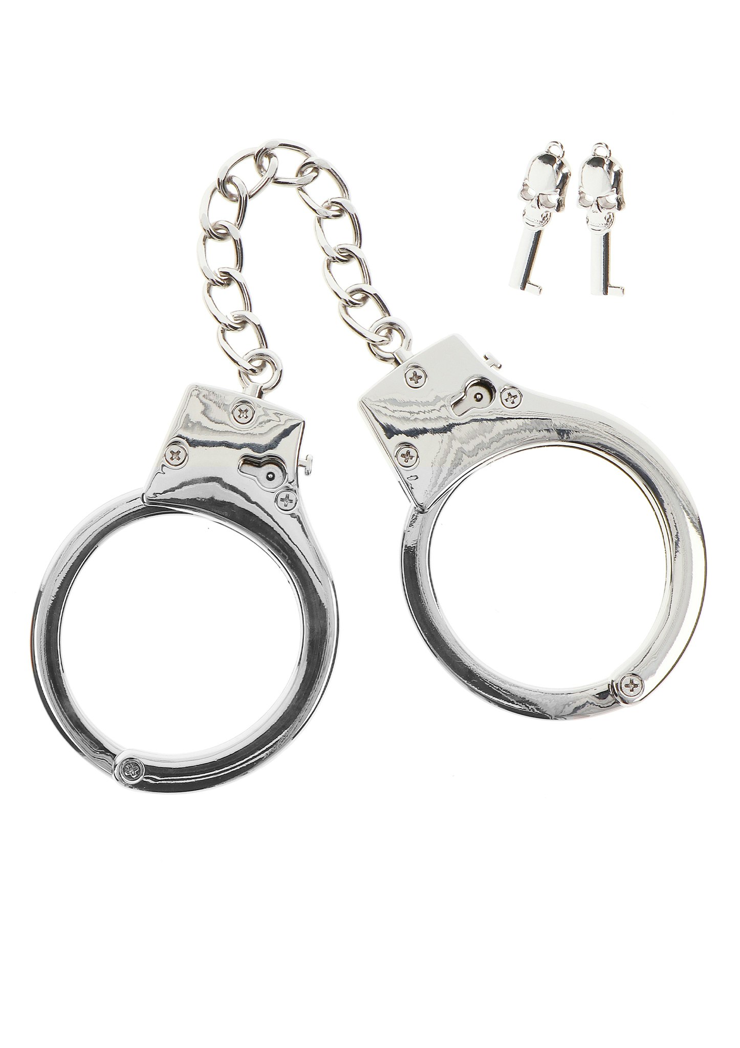 TABOOM - Silver Plated BDSM Handcuffs