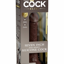 King Cock - Dual Density Silicone Cock 7 inch