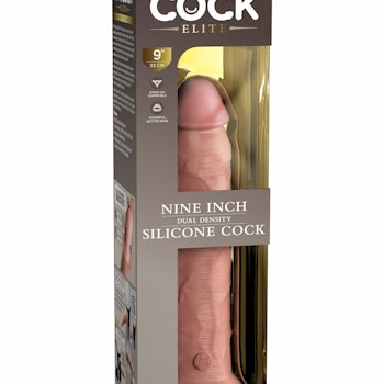 King Cock - Dual Density Silicone Cock 9 inch