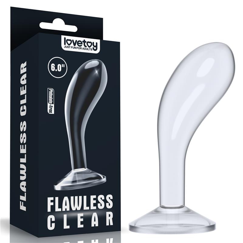 Flawless - Prostate plug 6", Clear