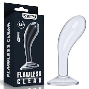 Flawless - Prostate plug 6", Clear
