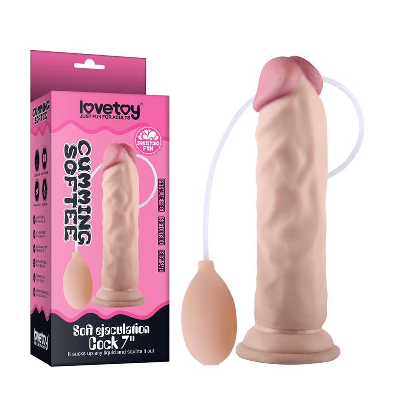 Lovetoy - Dildo Squirting 8,5", Real feel
