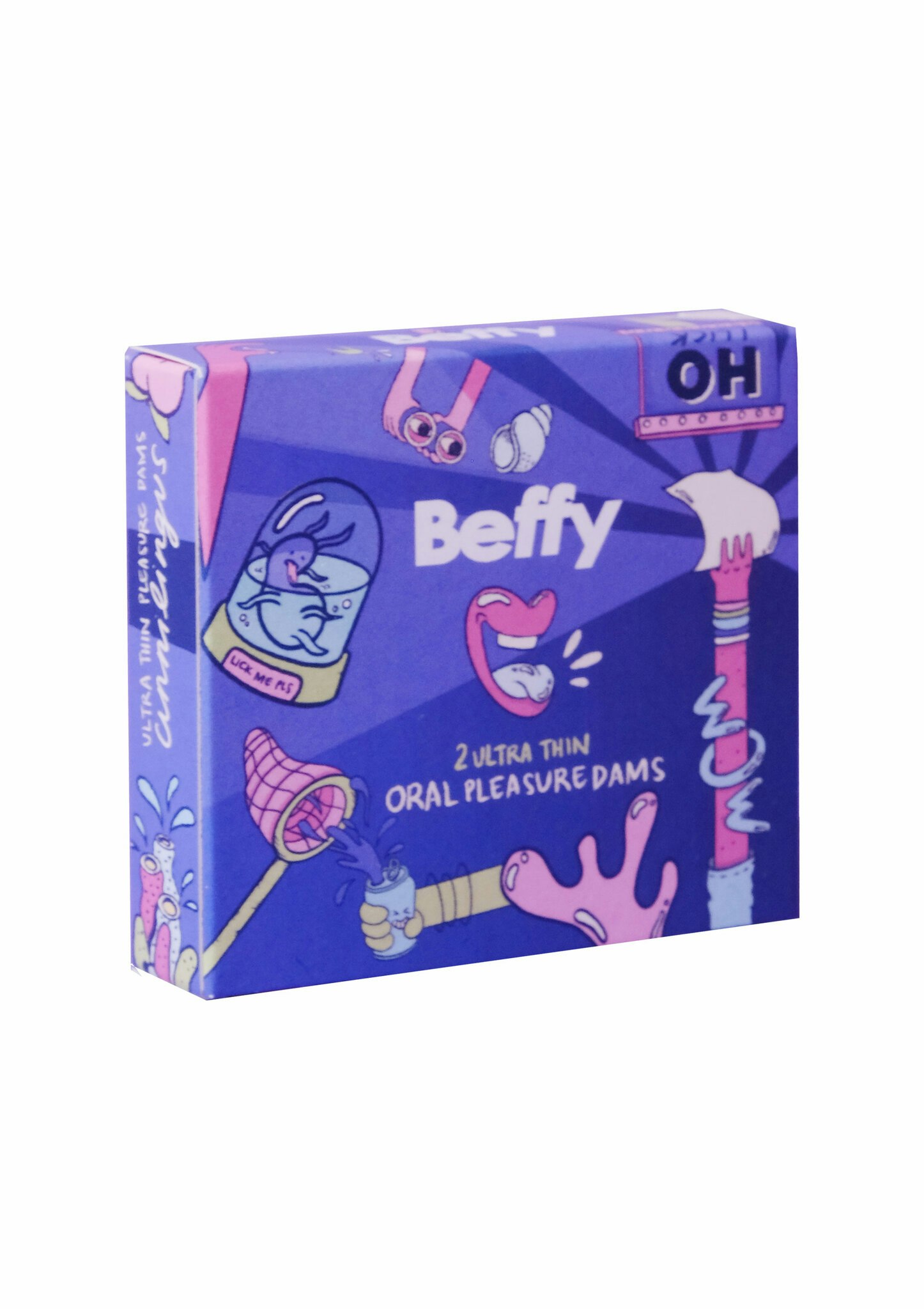 Beffy - Oral pleasure dams, Slicklappar 2-pack