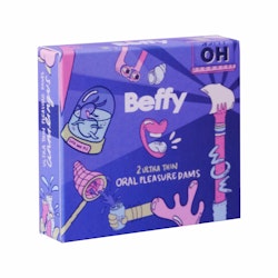 Beffy - Oral pleasure dams, Slicklappar 2-pack