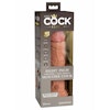 King Cock - Dual Density Silicone Vibe Cock 8 inch