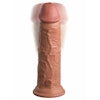 King Cock - Dual Density Silicone Vibe Cock 8 inch