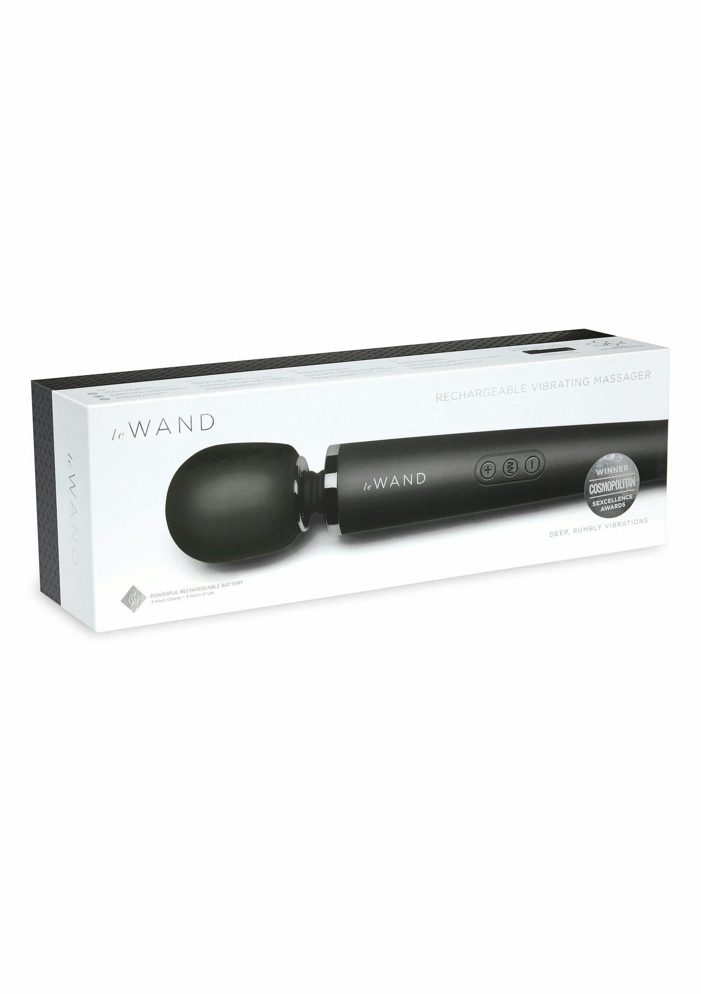 Le Wand Rechargeable Massager, Black
