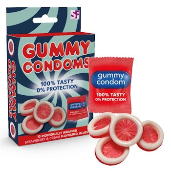 Gummy condoms