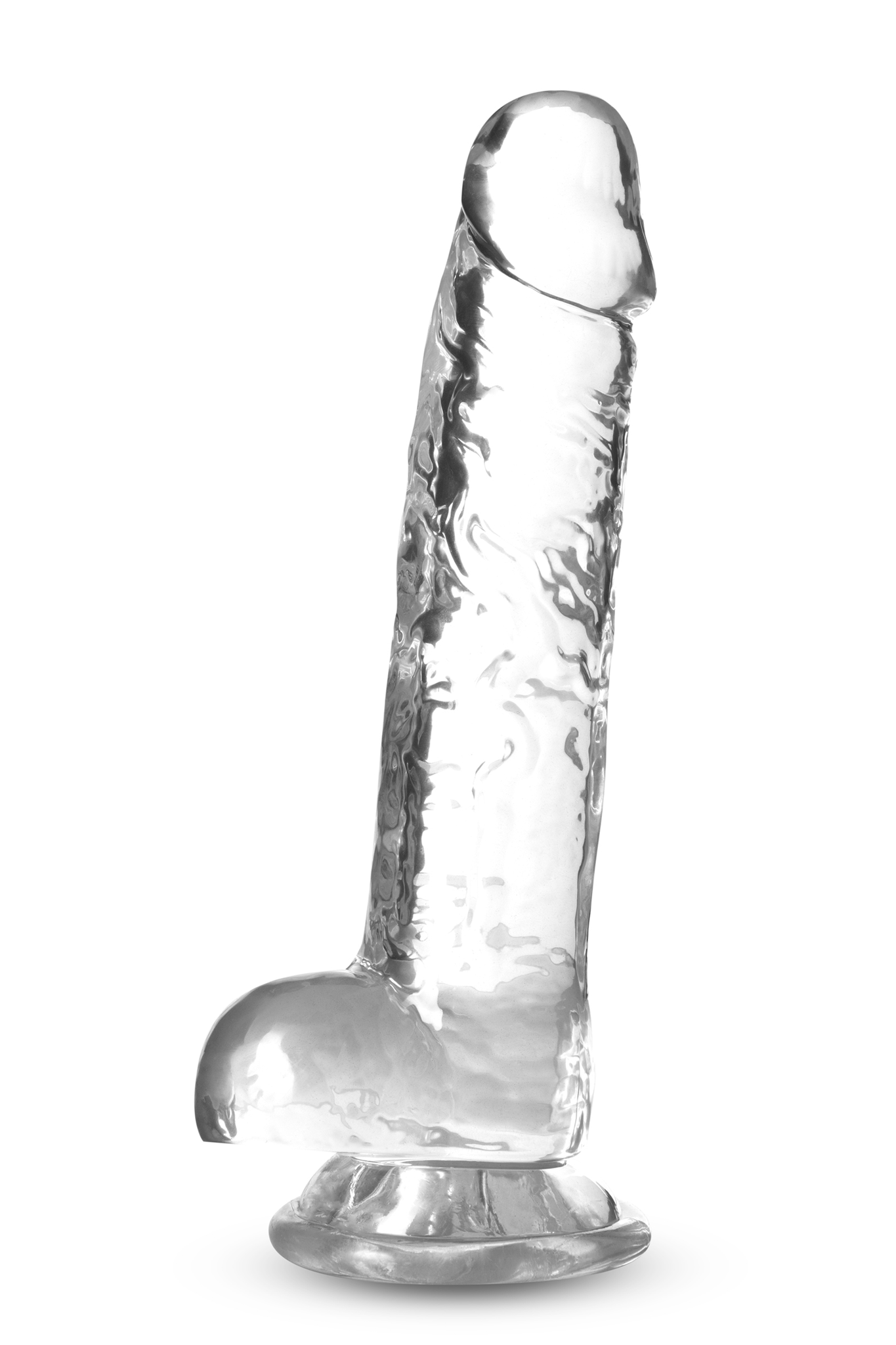 Naturally Yours 7" Crystalline Dildo, Diamond