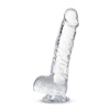 Naturally Yours 6" Crystalline Dildo, Diamond