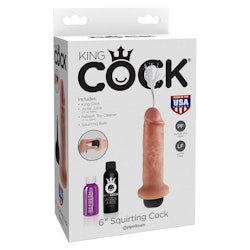 King Cock  - Squirting Cock 6"