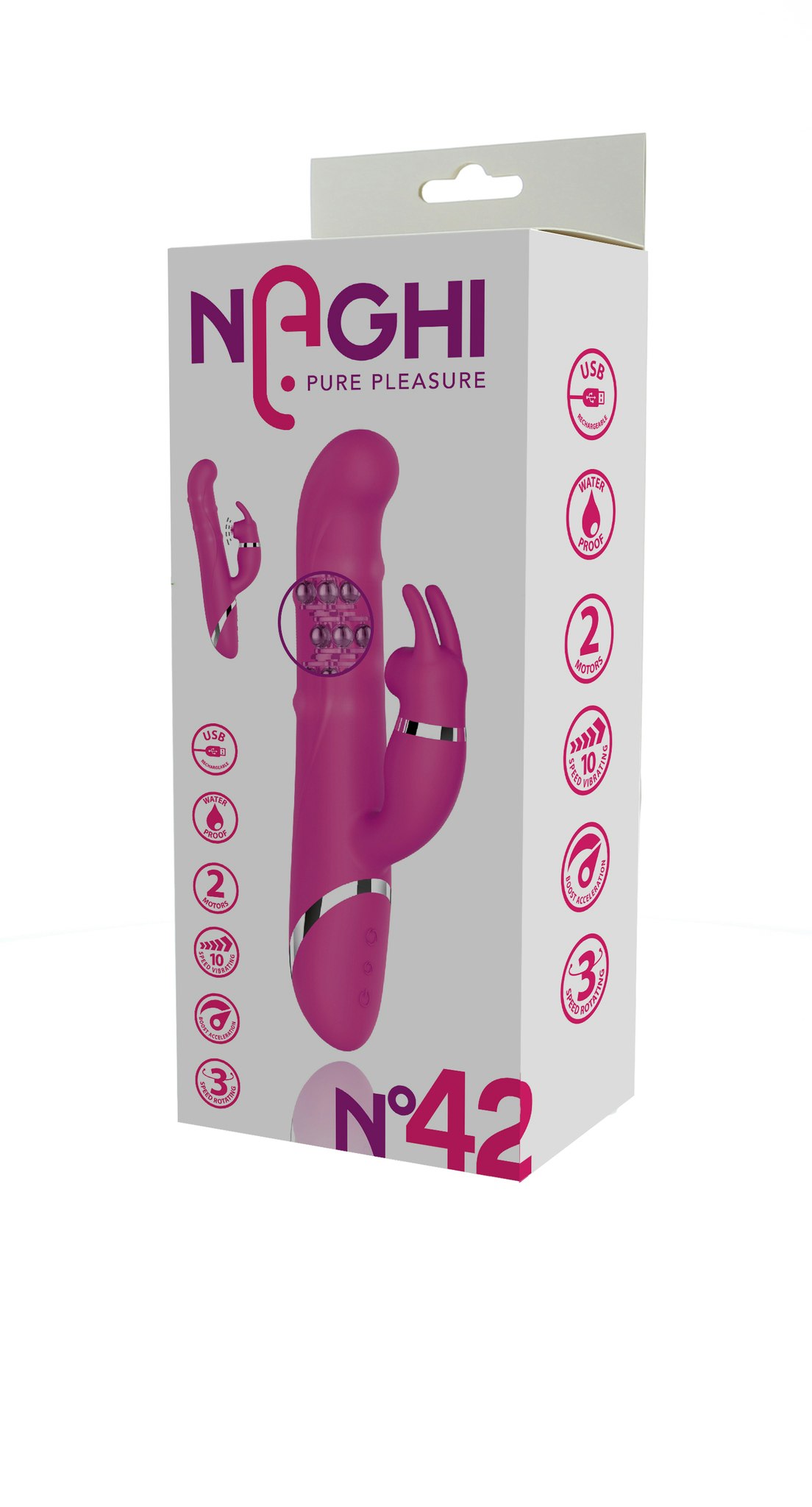 Naghi No. 42, Rechargeable duo vibrator