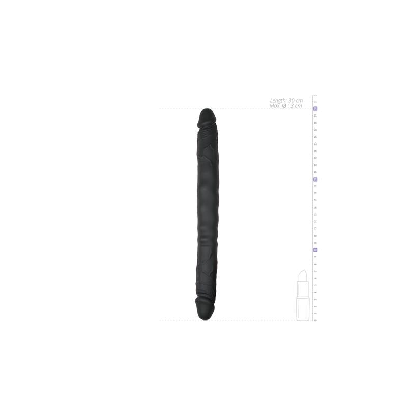 Silicone Double Ended Dildo, Black