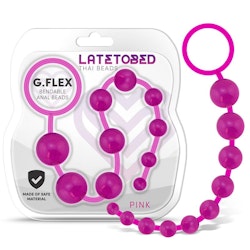 G.Flex Bendable Thai Anal Beads, Pink
