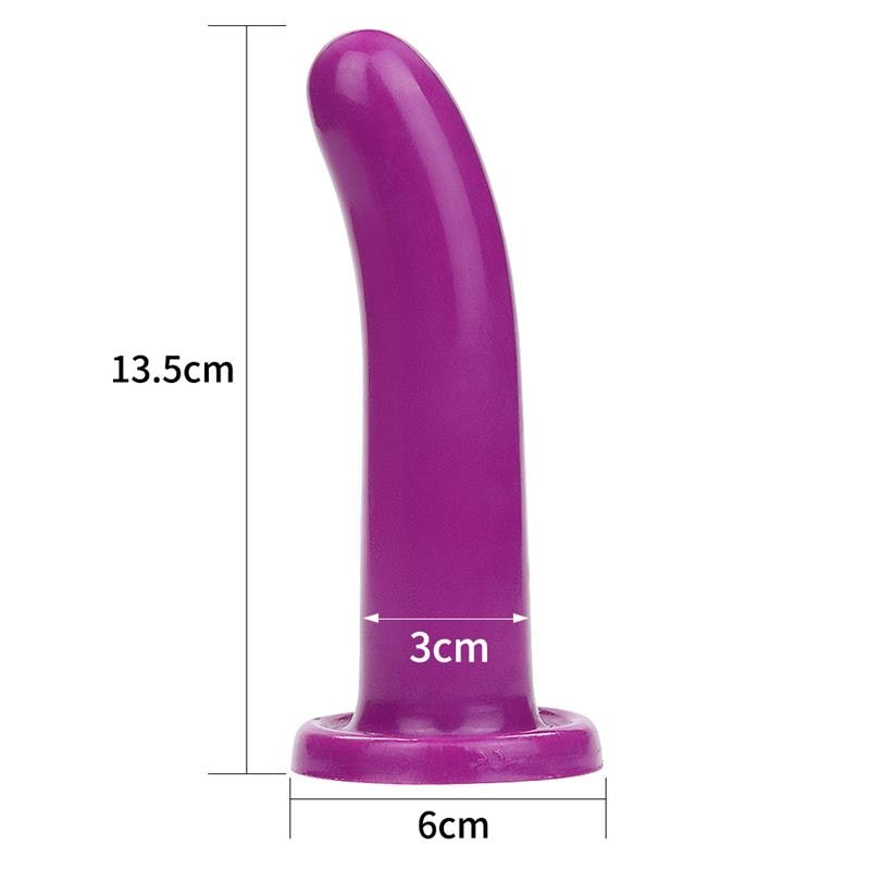 LoveToy - Holy Dong 5.5" Liquid Silicone, Purple