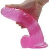 LoveToy - Dildo Jelly Studs 8", Pink