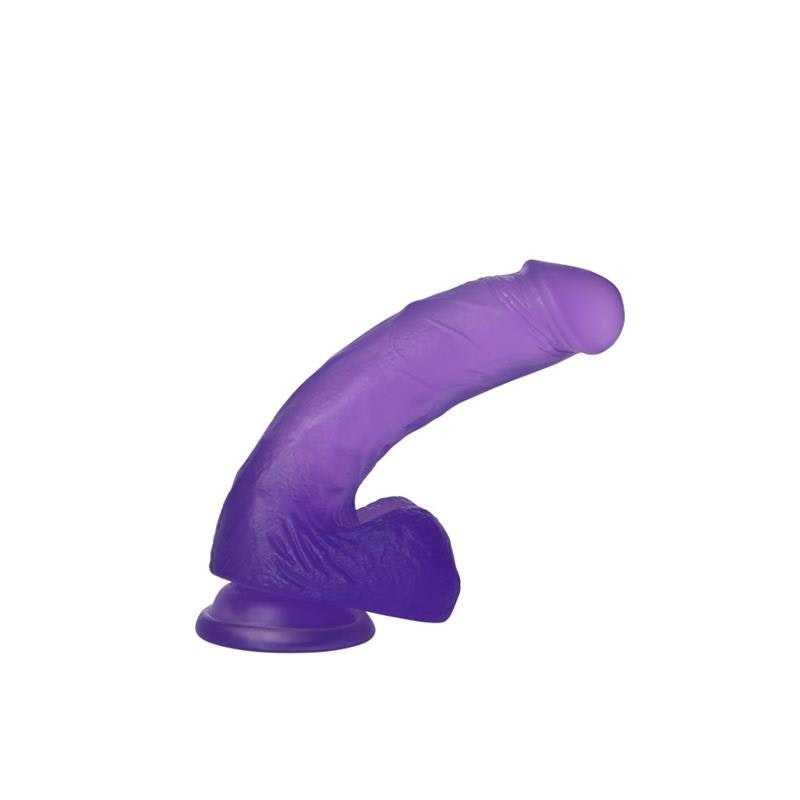 LoveToy - Dildo Jelly Studs 7", Purple