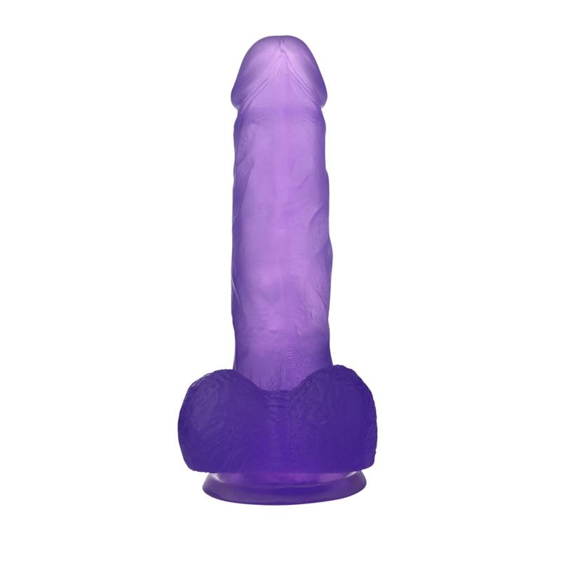 LoveToy - Dildo Jelly Studs 7", Purple