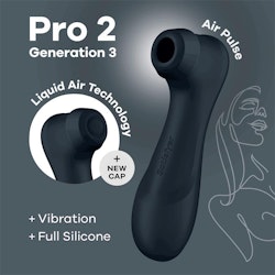 Satisfyer - Pro 2 Gen 3 Liquid Air Technology, Black