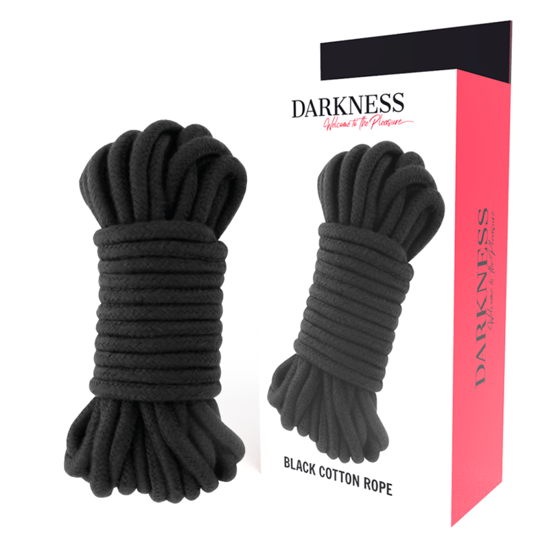 Darkness - Kinbaku rope 20 m, Black