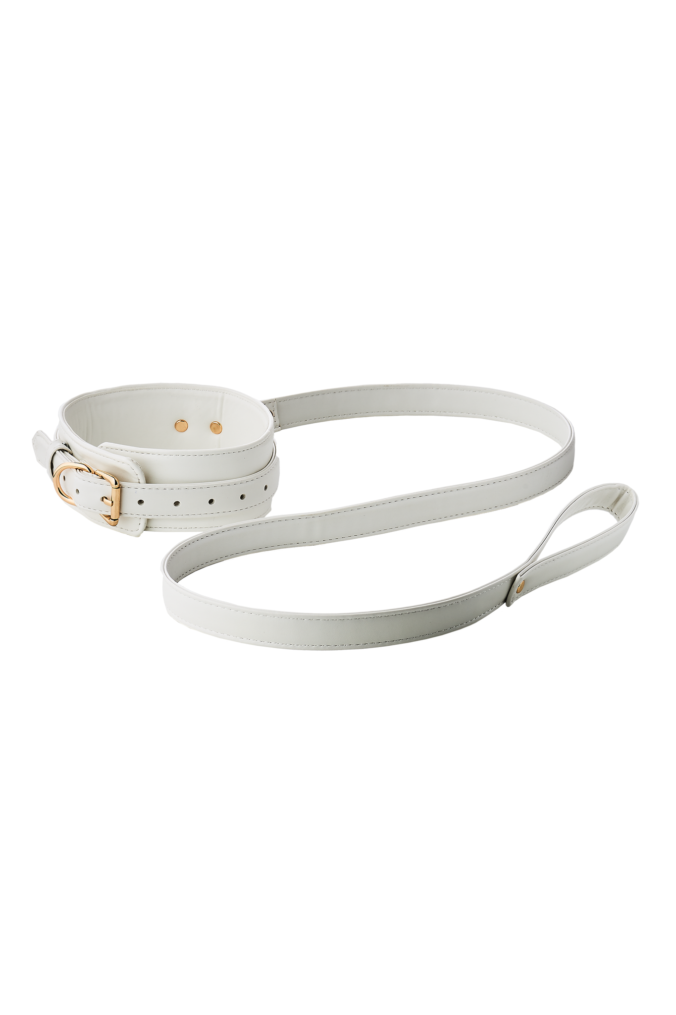 Blaze Elite - Collar & leash, White