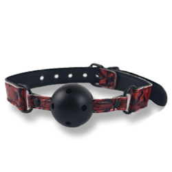 Back to Basics fetish passion - Ball gag, Red