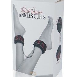 Back to Basics fetish passion - Ankle cuffs, Red