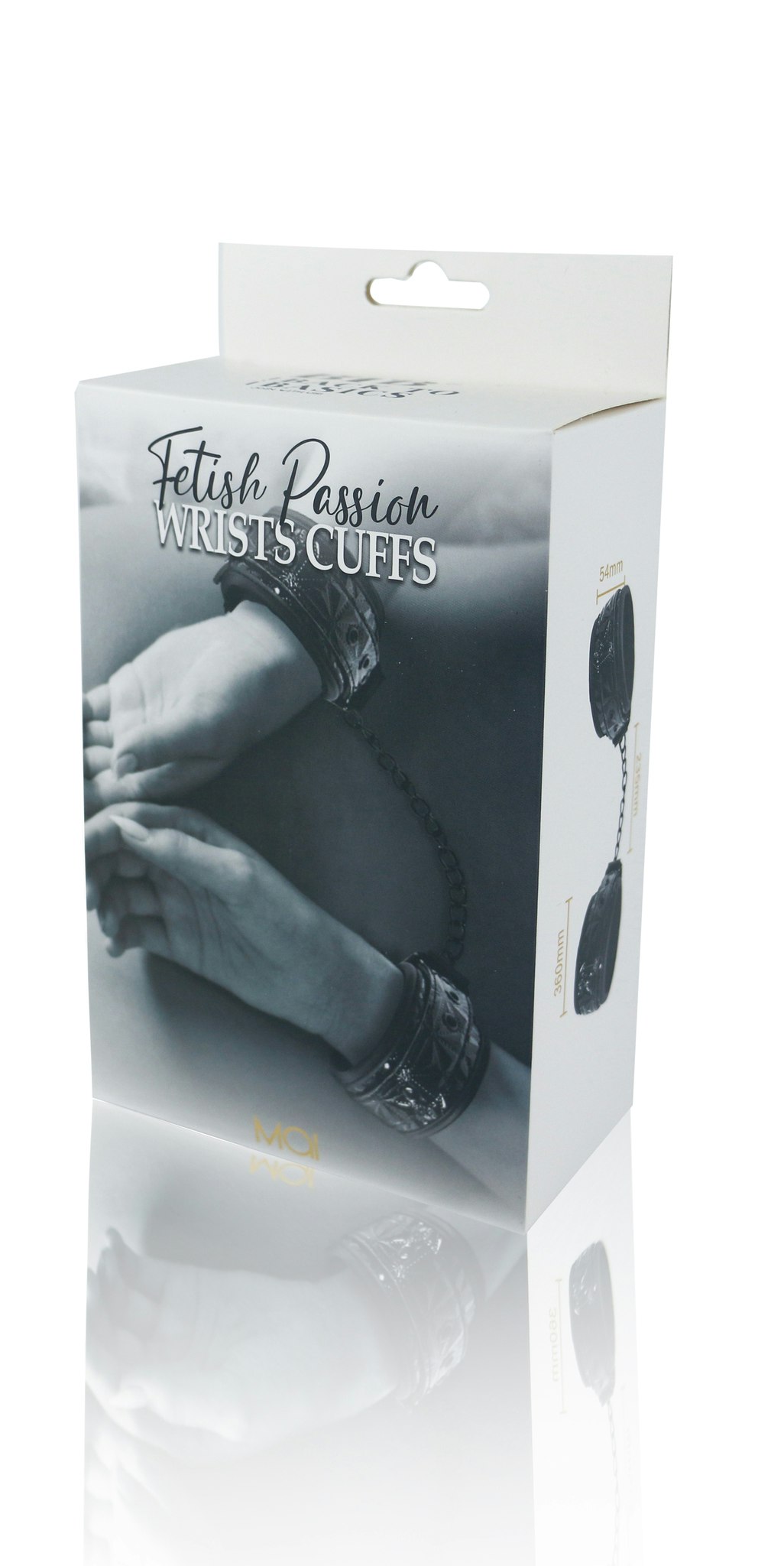 Back to Basics fetish passion - Wrist cuffs, Black