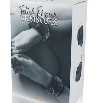 Back to Basics fetish passion - Wrist cuffs, Black
