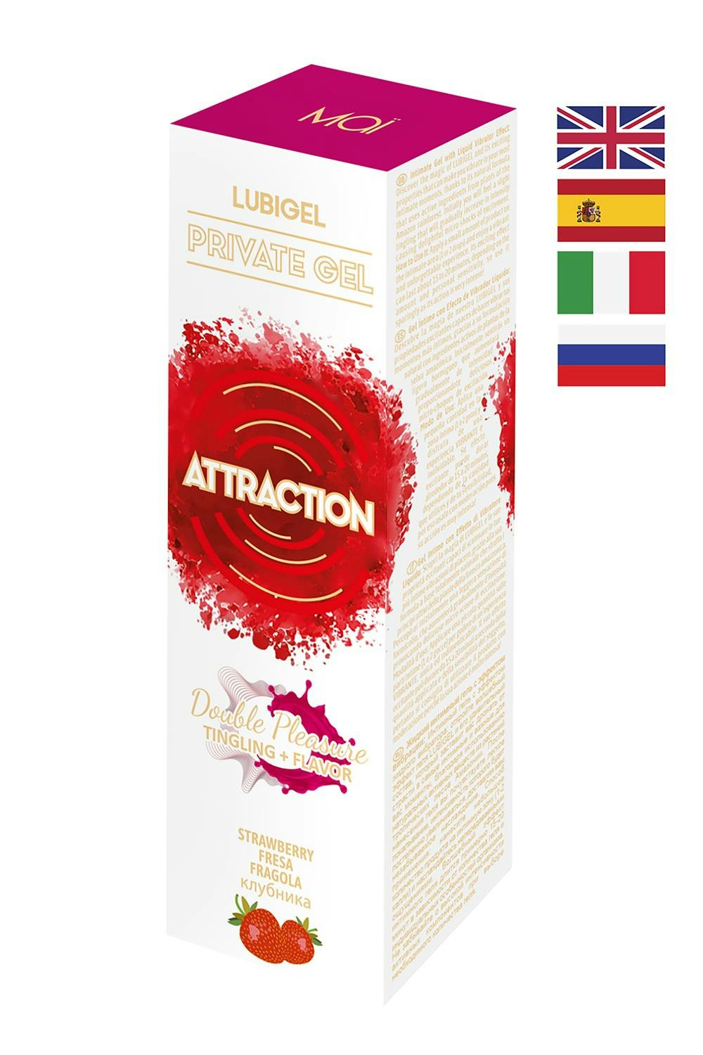 Mai - Lubigel, Liquid vibrator, Strawberry