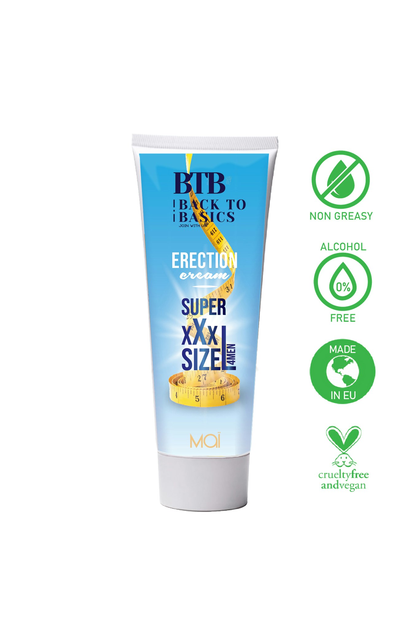 Back To Basics xXxL Erection cream, 75 ml