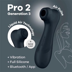 Satisfyer - Pro 2 Gen 3 Liquid Air Technology, App connect, Black