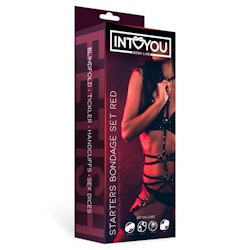 Intoyou - Starters Bondage Set 4 Pieces, Red